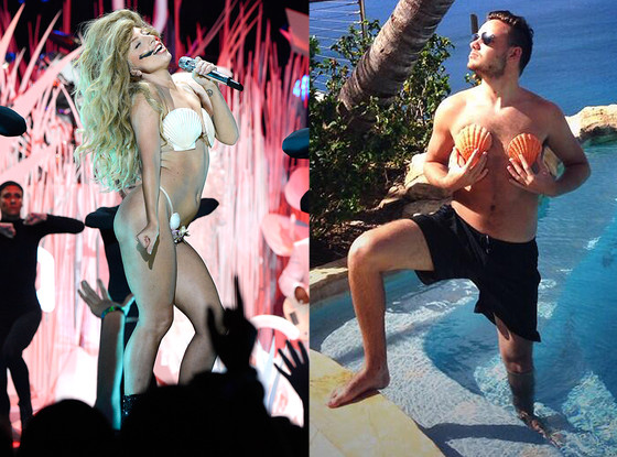 Liam Payne, Lady Gaga, Seashells Liam Payne, Lady Gaga, Seashells